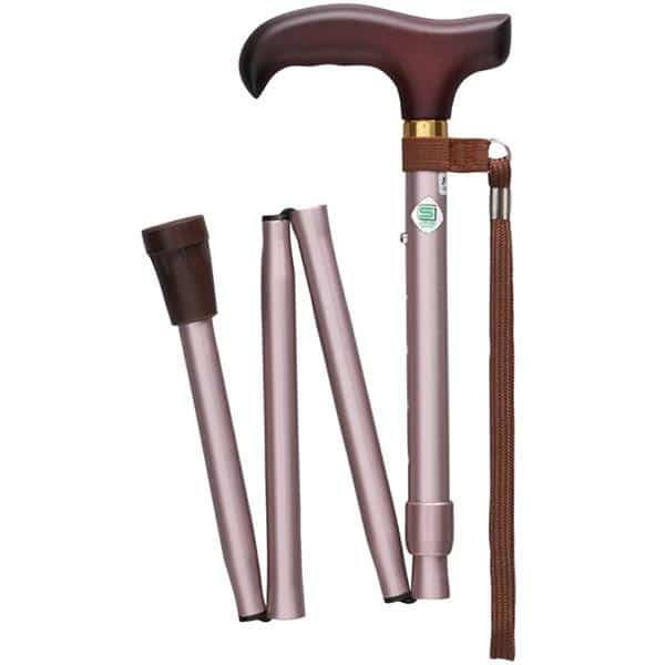 （まとめ）フジホーム ステッキ ベーシック折り畳みS パープル WB3721 1本〔×5セット〕 【北海道・沖縄・離島配送不可】 フジホーム ステッキ ベーシック折り畳み S パープル ホームセンター