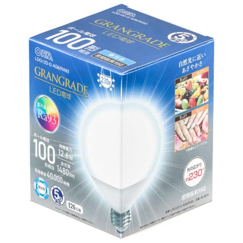 LED電球 ボール電球形 E26 100形相当 昼光色 LDG12D-G AG6/RA93 1 LDG12D G AG6RA93